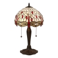 Endon 64086 - Stona lampa Tiffany DRAGONFLY 2xE27/60W/230V prečnik 30 cm