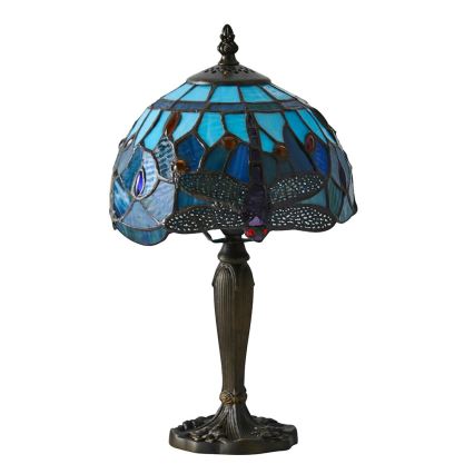 Endon 64088 - Stona lampa Tiffany DRAGONFLY 1xE14/40W/230V pr. 20 cm