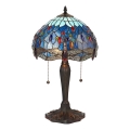 Endon 64090 - Stona lampa Tiffany DRAGONFLY 2xE27/60W/230V prečnik 30 cm