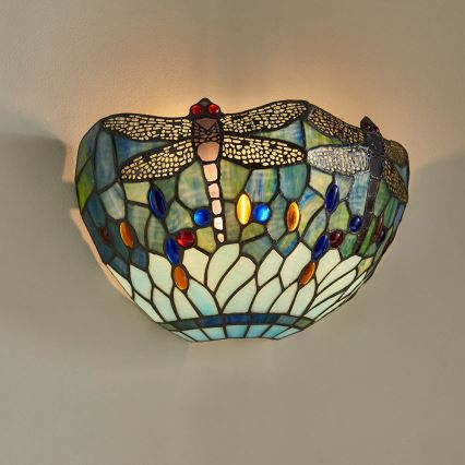 Endon 64102 - Zidna svetiljka Tiffany DRAGONFLY 1xE14/40W/230V