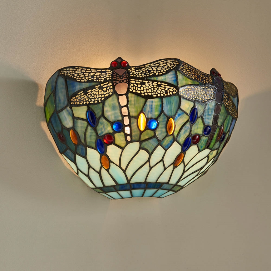 Endon 64102 - Zidna svetiljka Tiffany DRAGONFLY 1xE14/40W/230V