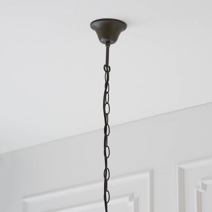 Endon 64147 - Luster na lancu Tiffany FARGO 1xE27/60W/230V prečnik 50 cm
