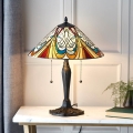 Endon 64163 - Stona lampa Tiffany HECTOR 2xE27/60W/230V prečnika 40 cm