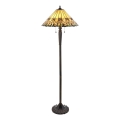 Endon 64192 - Podna lampa Tiffany JAMELIA 2xE27/60W/230V, prečnik 50 cm