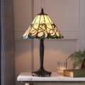 Endon 64195 - Stona lampa Tiffany JAMELIA 1xE27/60W/230V prečnik 31 cm