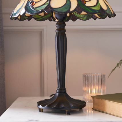 Endon 64195 - Stona lampa Tiffany JAMELIA 1xE27/60W/230V prečnik 31 cm