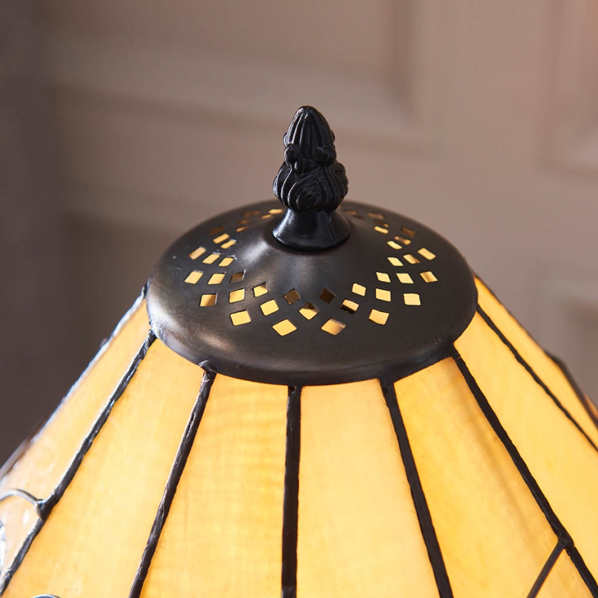 Endon 64195 - Stona lampa Tiffany JAMELIA 1xE27/60W/230V prečnik 31 cm