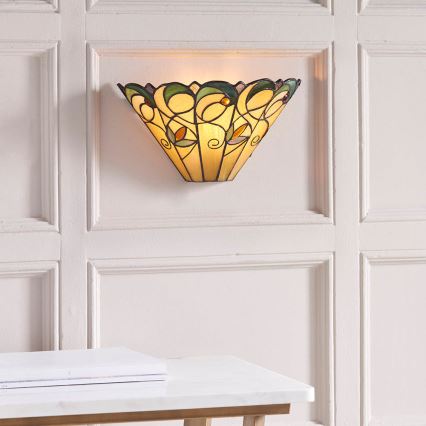 Endon 64198 - Zidna lampa Tiffany JAMELIA 1xE14/40W/230V