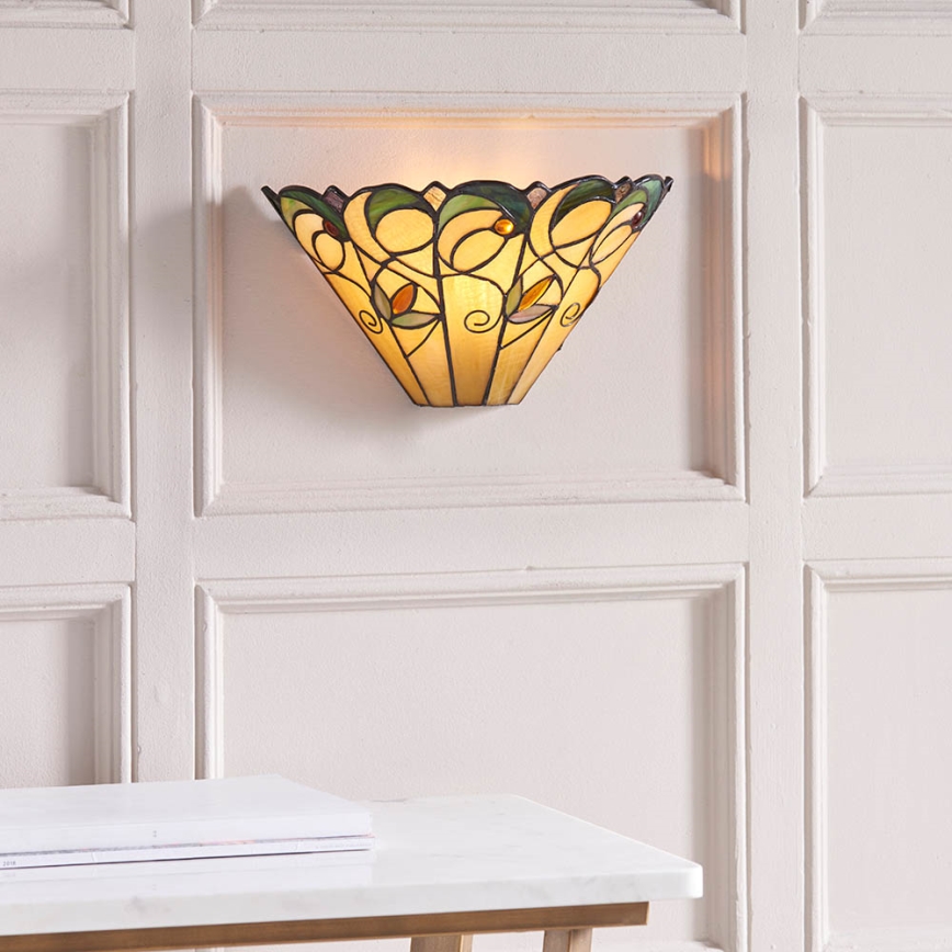 Endon 64198 - Zidna lampa Tiffany JAMELIA 1xE14/40W/230V