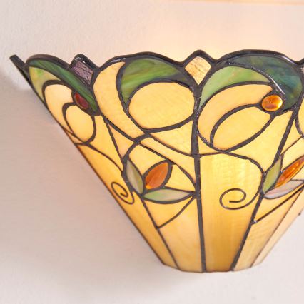 Endon 64198 - Zidna lampa Tiffany JAMELIA 1xE14/40W/230V