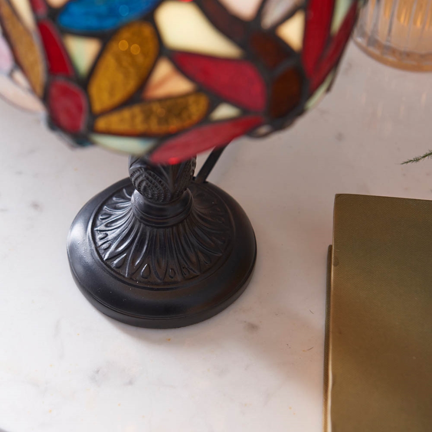 Endon 64246 - Stona lampa Tiffany LORETTE 1xE14/40W/230V Ø 15 cm