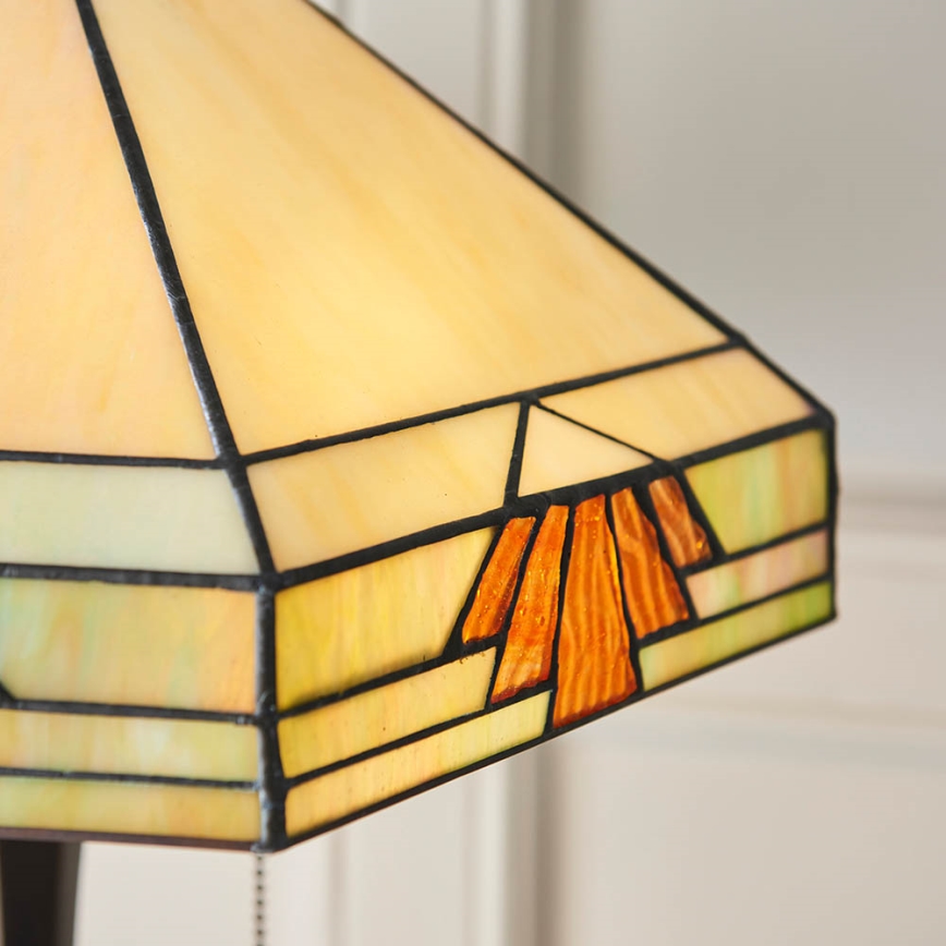 Endon 64286 - Stona lampa Tiffany NEVADA 2xE27/60W/230V, prečnik 40 cm