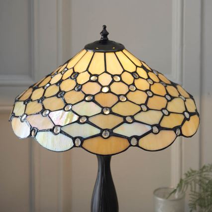 Endon 64301 - Stona lampa Tiffany PEARL 1xE27/60W/230V prečnik 37 cm