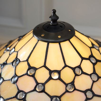 Endon 64301 - Stona lampa Tiffany PEARL 1xE27/60W/230V prečnik 37 cm