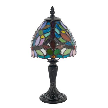Endon 64331 - Stona lampa Tiffany SYLVETTE 1xE14/40W/230V, prečnik 15 cm