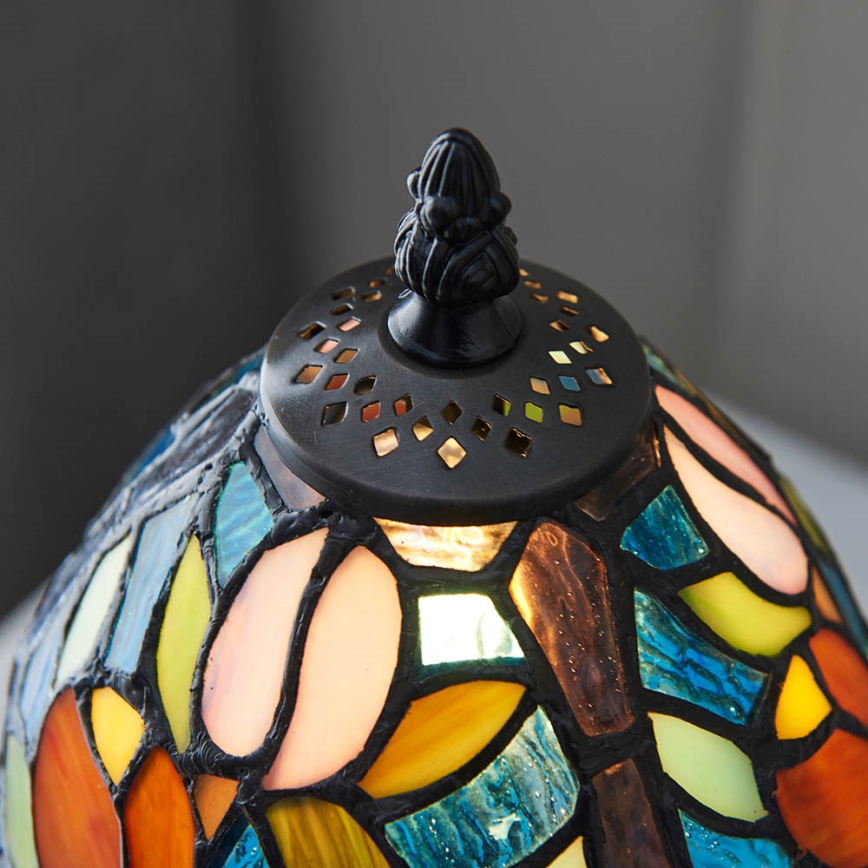 Endon 64331 - Stona lampa Tiffany SYLVETTE 1xE14/40W/230V, prečnik 15 cm