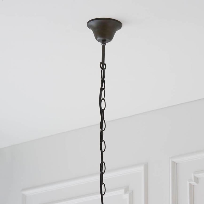 Endon 64384 - Luster na lancu Tiffany WILLOW 3xE27/60W/230V