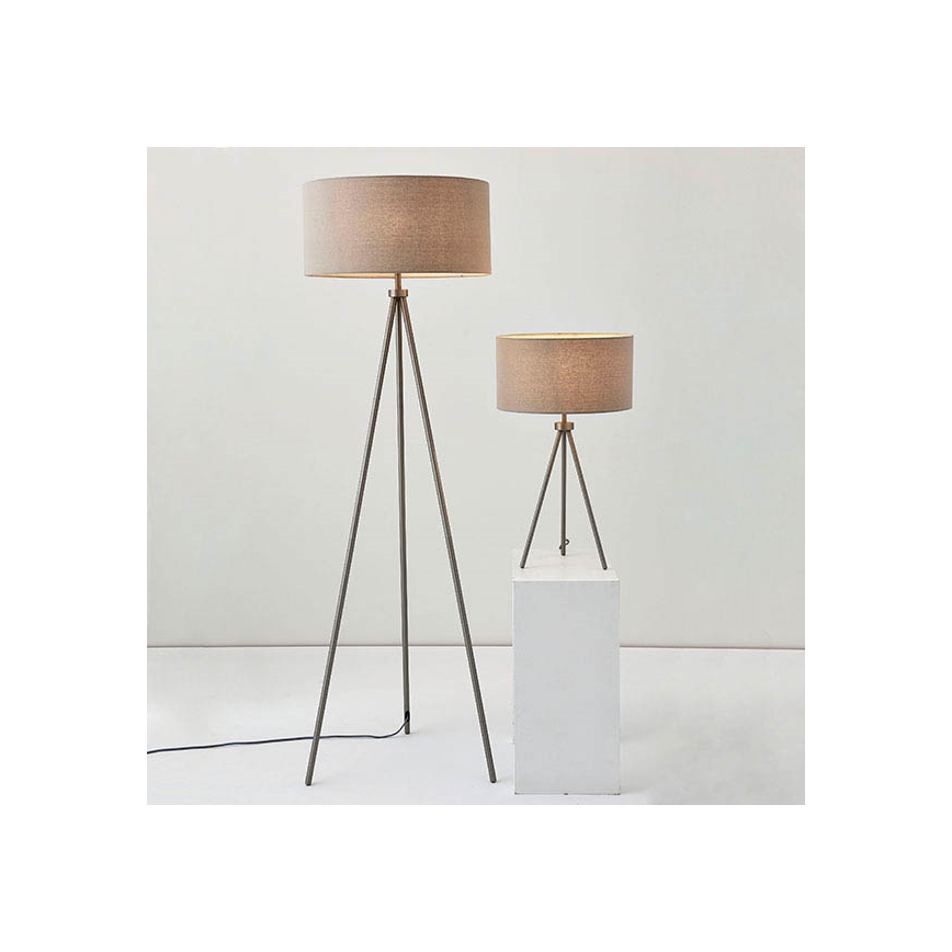 Endon 66987 - Podna lampa TRI 1xE27/60W/230V bež