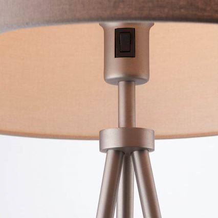 Endon 66987 - Podna lampa TRI 1xE27/60W/230V bež