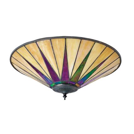 Endon 70240 - Stropna svetiljka Tiffany DARK STAR 2xE27/40W/230V pr. 49 cm