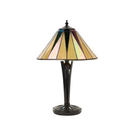 Endon 70367 - Stona lampa Tiffany DARK STAR 1xE14/40W/230V prečnik 30 cm