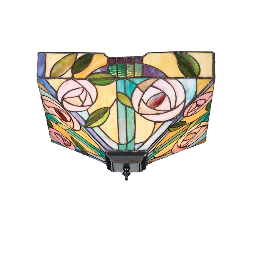 Endon 70699 - Plafonsko svetlo Tiffany WILLOW 2xE27/60W/230V 35x35 cm