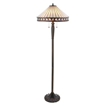 Endon 70936 - Stojeća lampa Tiffany FARGO 2xE27/60W/230V prečnika 50 cm
