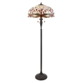 Endon 70940 - Podna lampa Tiffany DRAGONFLY 2xE27/60W/230V prečnik 50 cm