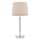 Endon 72175 - Stona lampa sa USB portom SYON 1xE14/40W/230V sjajni hrom/bež