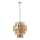 Endon 72744 - Kristalni luster na lancu VIVIANA 12xE14/40W/230V sjajni hrom/dimna