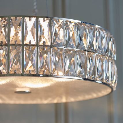 Endon 76513 - LED luster na sajli VERINA 5xLED/5W/230V sjajni hrom