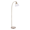 Endon 77860 - Podna lampa HANSEN 1xE27/40W/230V mesing
