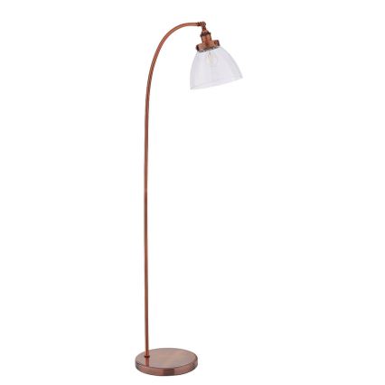 Endon 77862 - Podna lampa HANSEN 1xE27/40W/230V bakarna