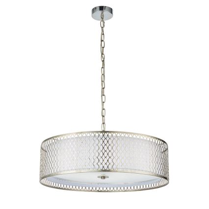 Endon 81969 - Luster na lancu CORDERO 3xE27/10W/230V mat hrom