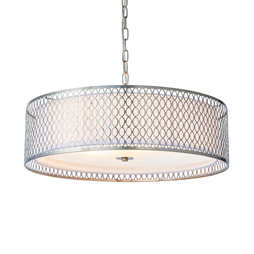 Endon 81969 - Luster na lancu CORDERO 3xE27/10W/230V mat hrom