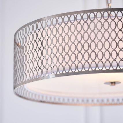 Endon 81969 - Luster na lancu CORDERO 3xE27/10W/230V mat hrom