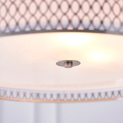 Endon 81969 - Luster na lancu CORDERO 3xE27/10W/230V mat hrom