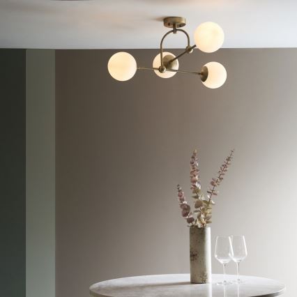 Endon 90843 - Plafonski luster ONTARIO 4xE14/7W/230V mesing