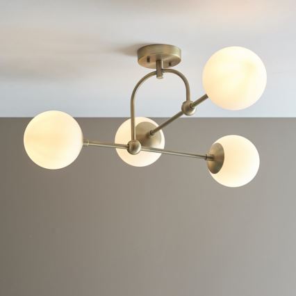 Endon 90843 - Plafonski luster ONTARIO 4xE14/7W/230V mesing