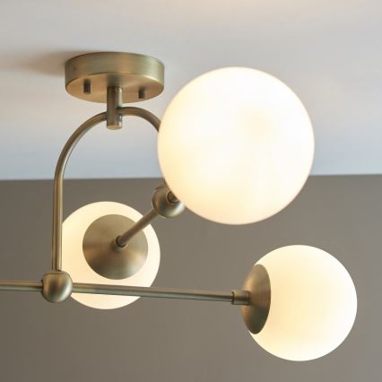 Endon 90843 - Plafonski luster ONTARIO 4xE14/7W/230V mesing