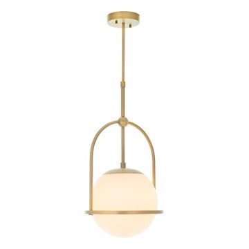 Endon 90844 - Luster na šipci ONTARIO 1xE27/10W/230V mesing