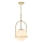Endon 90844 - Luster na šipci ONTARIO 1xE27/10W/230V mesing