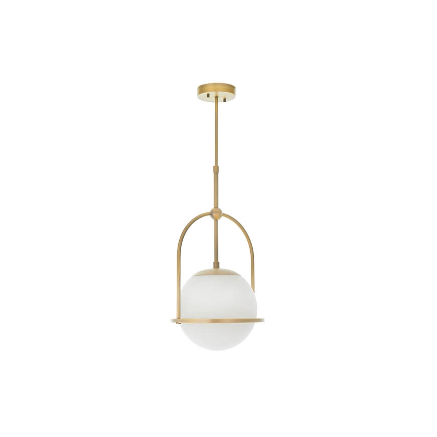 Endon 90844 - Luster na šipci ONTARIO 1xE27/10W/230V mesing
