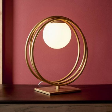 Endon 92491 - Stona lampa EMILIO 1xG9/3W/230V zlatna/bela