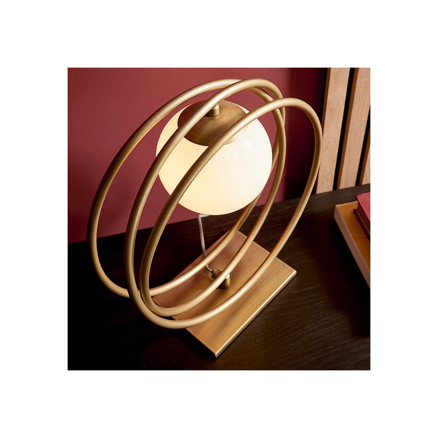 Endon 92491 - Stona lampa EMILIO 1xG9/3W/230V zlatna/bela