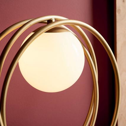 Endon 92491 - Stona lampa EMILIO 1xG9/3W/230V zlatna/bela
