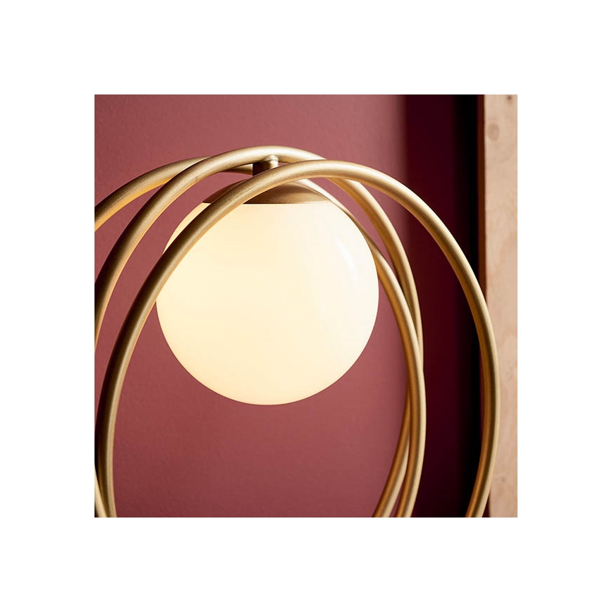 Endon 92491 - Stona lampa EMILIO 1xG9/3W/230V zlatna/bela