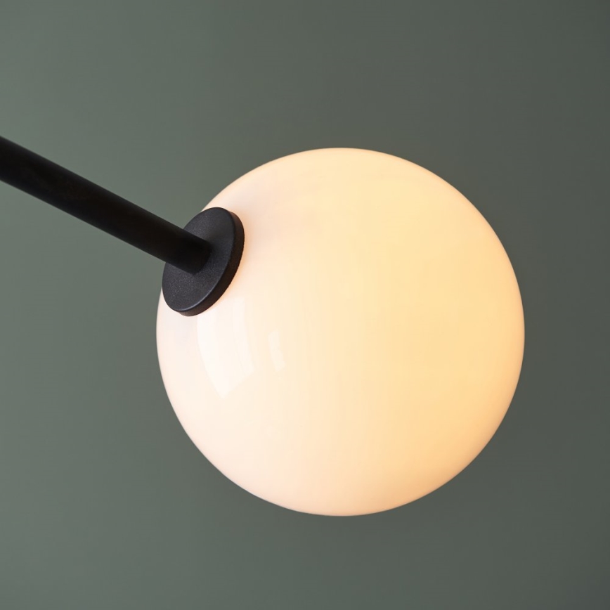 Endon 92940 - Luster na šipci BALANCE 4xG9/3W/230V crna/bela