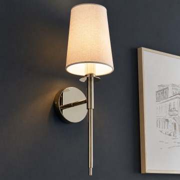 Endon 92949 - Zidna lampa 1xE14/6W/230V bela/sjajni hrom