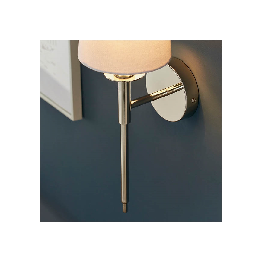 Endon 92949 - Zidna lampa 1xE14/6W/230V bela/sjajni hrom